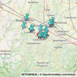 Mappa Viale XXV Luglio Delle, 41049 Sassuolo MO, Italia (9.38571)