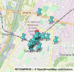 Mappa Viale XXV Luglio Delle, 41049 Sassuolo MO, Italia (0.6445)