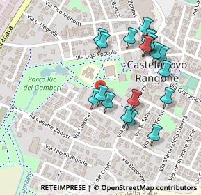 Mappa Via Guido Rossa, 41051 Castelnuovo Rangone MO, Italia (0.247)