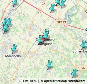 Mappa Via Guido Rossa, 41051 Castelnuovo Rangone MO, Italia (6.0015)