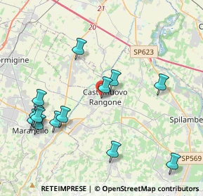 Mappa Via Guido Rossa, 41051 Castelnuovo Rangone MO, Italia (4.56923)