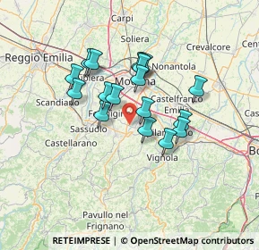 Mappa 41126 Formigine MO, Italia (10.82)