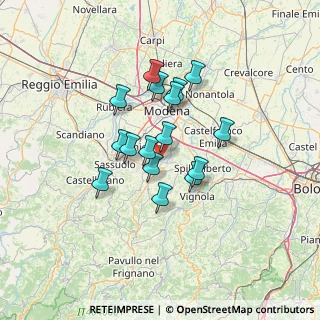 Mappa Str. Castelnuovo Rangone, 41126 Formigine MO, Italia (10.4625)
