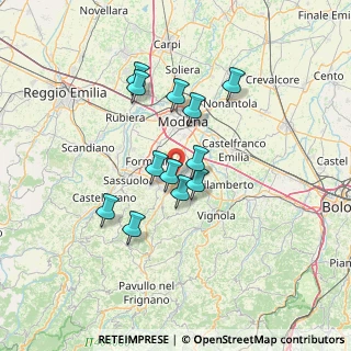 Mappa Str. Castelnuovo Rangone, 41126 Formigine MO, Italia (11.21917)