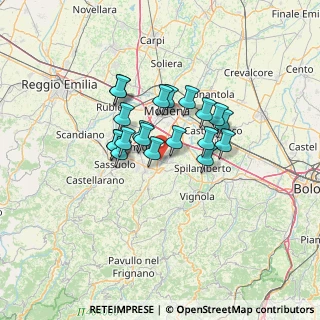 Mappa Str. Castelnuovo Rangone, 41126 Formigine MO, Italia (9.7285)