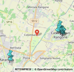 Mappa 41126 Formigine MO, Italia (2.70636)