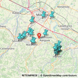 Mappa Str. Castelnuovo Rangone, 41126 Formigine MO, Italia (7.9725)