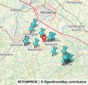 Mappa 41126 Formigine MO, Italia (7.20313)