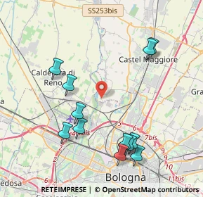 Mappa Via Lame, 40013 Bologna BO, Italia (4.41917)