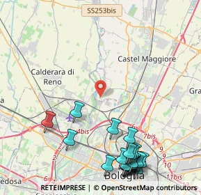 Mappa Via Lame, 40013 Bologna BO, Italia (5.7905)