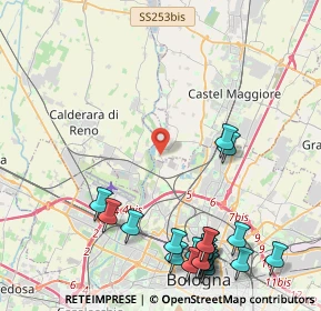 Mappa Via Lame, 40013 Bologna BO, Italia (5.6815)