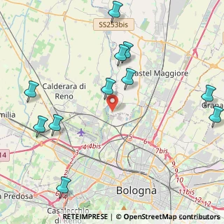 Mappa Via Lame, 40013 Bologna BO, Italia (5.28636)