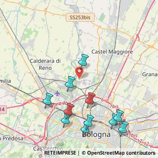 Mappa Via Lame, 40013 Bologna BO, Italia (4.99364)