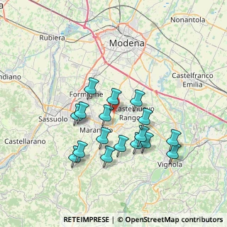 Mappa Via Vandelli, 41043 Formigine MO, Italia (6.64706)