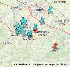 Mappa Via Vandelli, 41043 Formigine MO, Italia (6.70118)