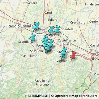 Mappa Via Vandelli, 41043 Formigine MO, Italia (8.41938)