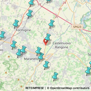 Mappa Via Vandelli, 41043 Formigine MO, Italia (5.97313)