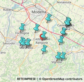 Mappa Via Giacomo Matteotti, 41051 Castelnuovo Rangone MO, Italia (7.60333)