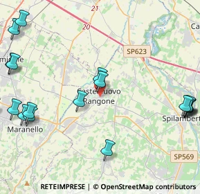 Mappa Via Giacomo Matteotti, 41051 Castelnuovo Rangone MO, Italia (6.259)