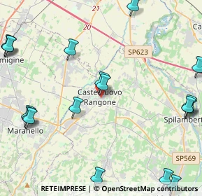 Mappa Via Giacomo Matteotti, 41051 Castelnuovo Rangone MO, Italia (6.324)