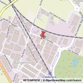 Mappa Via Della Torretta, 10-12, 40012 Calderara di Reno, Bologna (Emilia Romagna)
