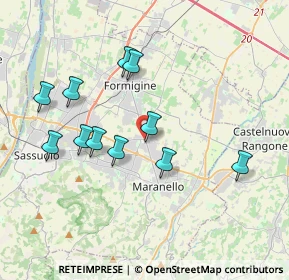 Mappa Via Monte Mongigatto, 41042 Fiorano Modenese MO, Italia (3.63455)