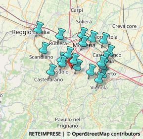 Mappa Via Monte Mongigatto, 41042 Fiorano Modenese MO, Italia (10.9)