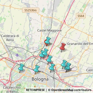 Mappa Via Nicola Zanichelli, 40128 Bologna BO, Italia (4.22818)