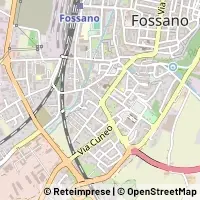 Mapa Fossano