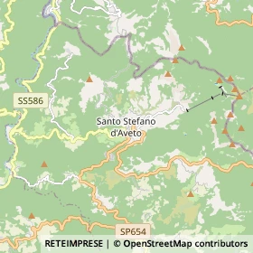 Mappa Santo Stefano d'Aveto