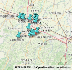 Mappa Via Generale Carlo Alberto dalla Chiesa, 41051 Castelnuovo Rangone MO, Italia (10.898)