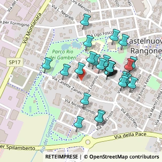 Mappa Via Pietro Nenni, 41051 Castelnuovo Rangone MO, Italia (0.225)