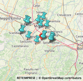 Mappa Via Pietro Nenni, 41051 Castelnuovo Rangone MO, Italia (10.20647)