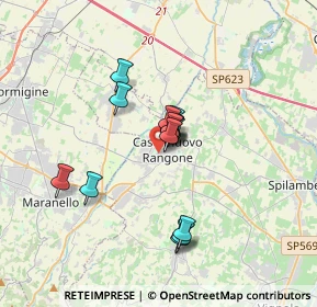 Mappa Via Pietro Nenni, 41051 Castelnuovo Rangone MO, Italia (2.52571)