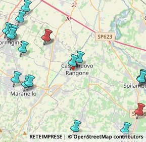 Mappa Via Pietro Nenni, 41051 Castelnuovo Rangone MO, Italia (6.283)