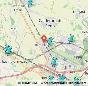 Mappa Via Marzocchi, 40012 Calderara di Reno BO, Italia (3.36727)