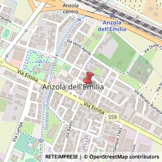 Mappa Via P. Galli, 8, 40011 Anzola dell'Emilia, Bologna (Emilia Romagna)