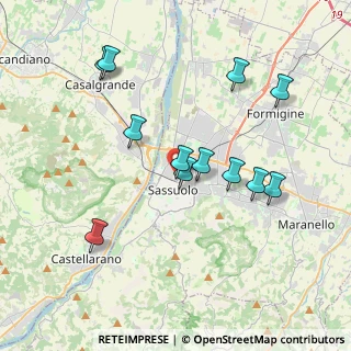 Mappa Viale Mantegna, 41049 Sassuolo MO, Italia (3.73667)