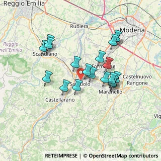Mappa Viale S. Lorenzo, 41049 Sassuolo MO, Italia (6.52105)