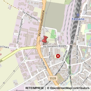 Mappa Via D. Oreglia, 17, 12045 Fossano, Cuneo (Piemonte)