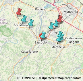Mappa Via Raffaello Sanzio, 41049 Sassuolo MO, Italia (6.95818)