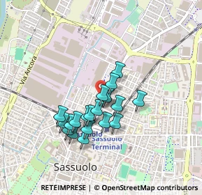 Mappa Via Raffaello Sanzio, 41049 Sassuolo MO, Italia (0.346)