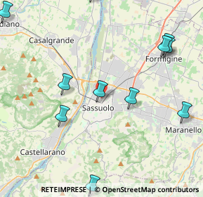 Mappa Via Raffaello Sanzio, 41049 Sassuolo MO, Italia (5.29818)