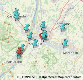 Mappa Via San Pietro, 41049 Sassuolo MO, Italia (3.59133)