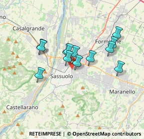 Mappa Via San Pietro, 41049 Sassuolo MO, Italia (2.89462)