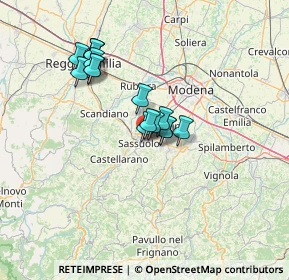 Mappa Via San Pietro, 41049 Sassuolo MO, Italia (10.95313)