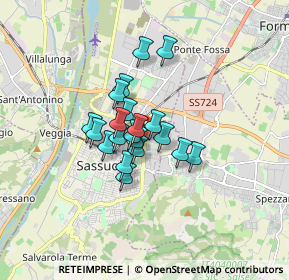 Mappa Via San Pietro, 41049 Sassuolo MO, Italia (1.085)