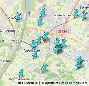 Mappa Via San Pietro, 41049 Sassuolo MO, Italia (2.211)