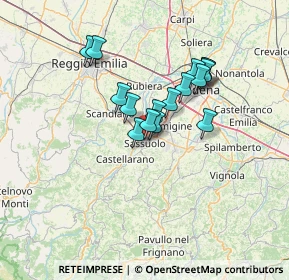 Mappa Via N. e G. Pisano, 41049 Sassuolo MO, Italia (10.55688)