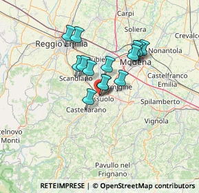 Mappa Via N. e G. Pisano, 41049 Sassuolo MO, Italia (10.00857)